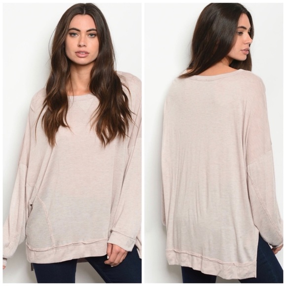 Tops - Oversized long sleeve top
